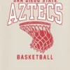 T-shirt avec motif du panier de basket de l'université d'État de San Diego