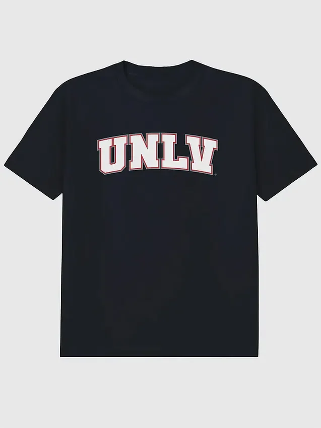 T-shirt avec motif secondaire représentant l’Arch Logo de l’université du Nevada à Las Vegas