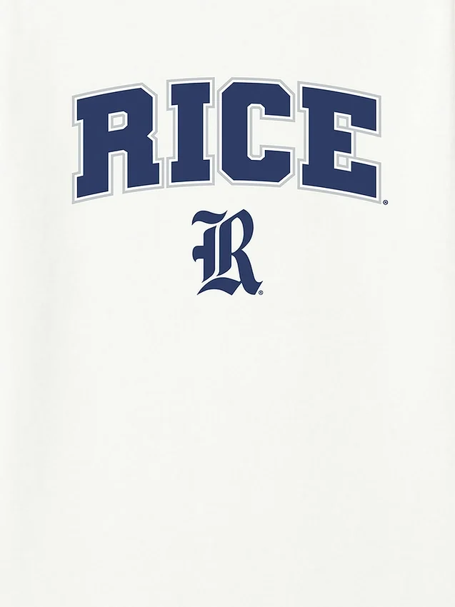 T-shirt avec motif secondaire représentant le Arch Logo de l’université Rice