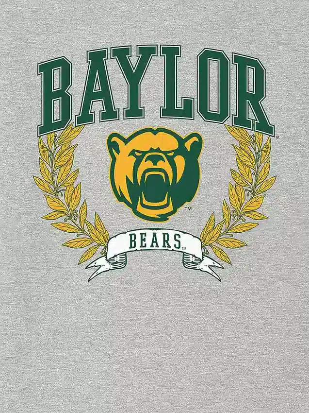 T-shirt « Baylor University Laurels » avec motif graphique foncé