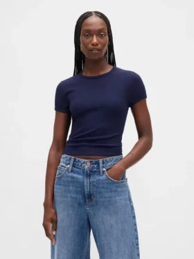 T-shirt bébé en maille gaufrée