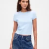 T-shirt bébé en maille gaufrée