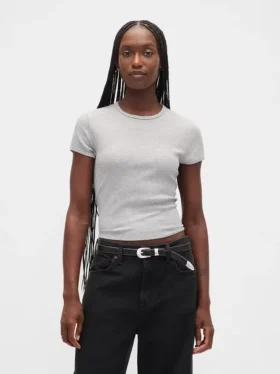 T-shirt bébé en maille gaufrée