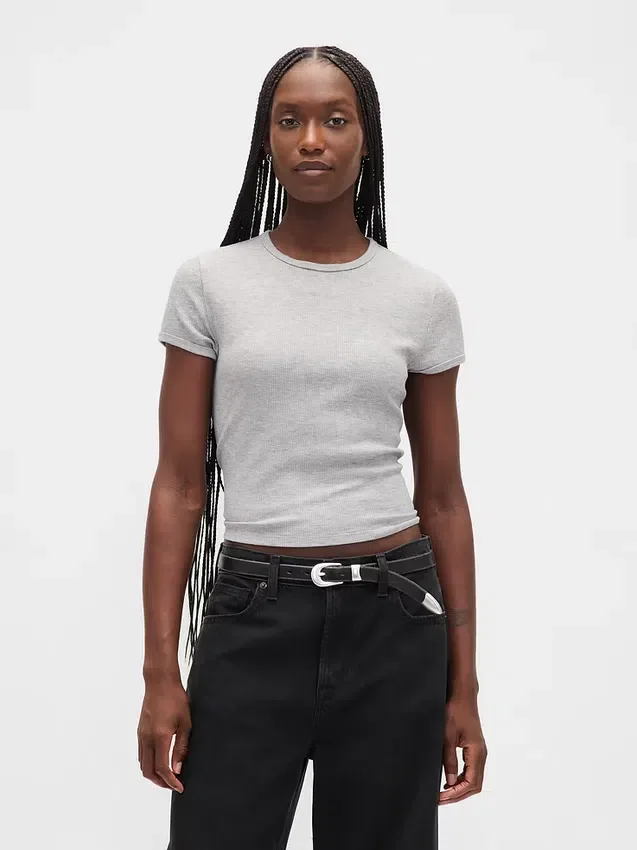 T-shirt bébé en maille gaufrée
