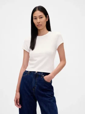 T-shirt bébé en maille gaufrée