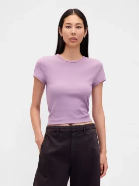T-shirt bébé en maille gaufrée