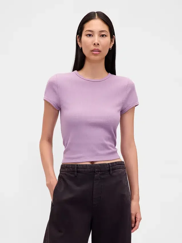 T-shirt bébé en maille gaufrée