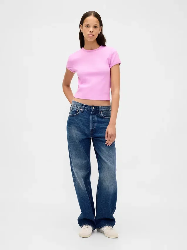 T-shirt bébé en maille gaufrée