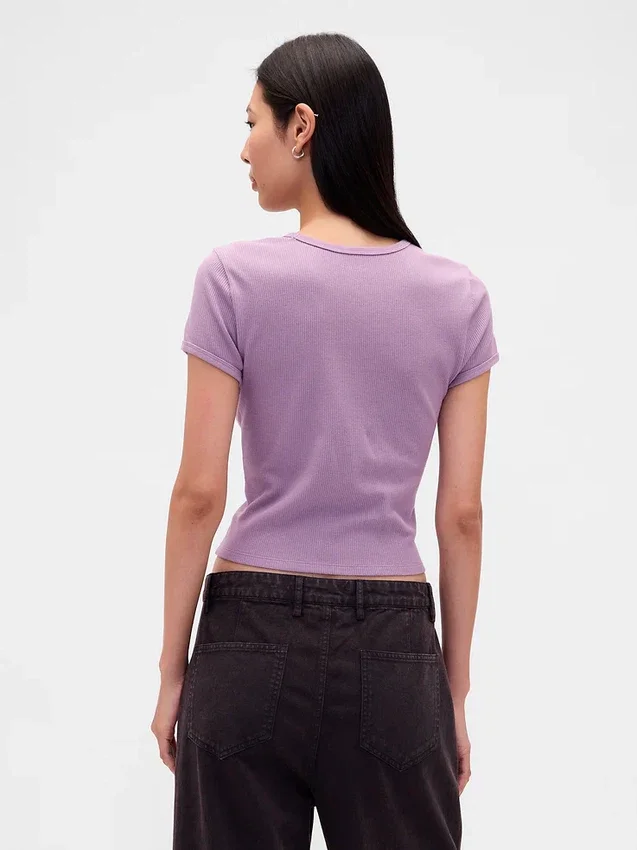 T-shirt bébé en maille gaufrée