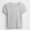 T-shirt bébé en maille gaufrée
