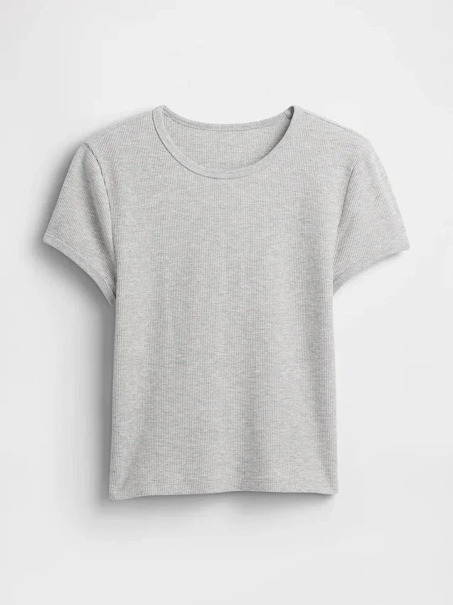 T-shirt bébé en maille gaufrée