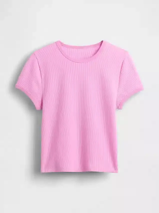 T-shirt bébé en maille gaufrée