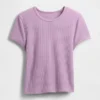 T-shirt bébé en maille gaufrée