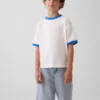 T-shirt bleu pour enfants « Relaxed Logo »