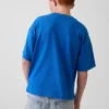 T-shirt bleu pour enfants « Relaxed Logo »