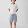 T-shirt bleu pour enfants « Relaxed Logo »