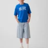 T-shirt bleu pour enfants « Relaxed Logo »