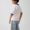 T-shirt bleu pour enfants « Relaxed Logo »