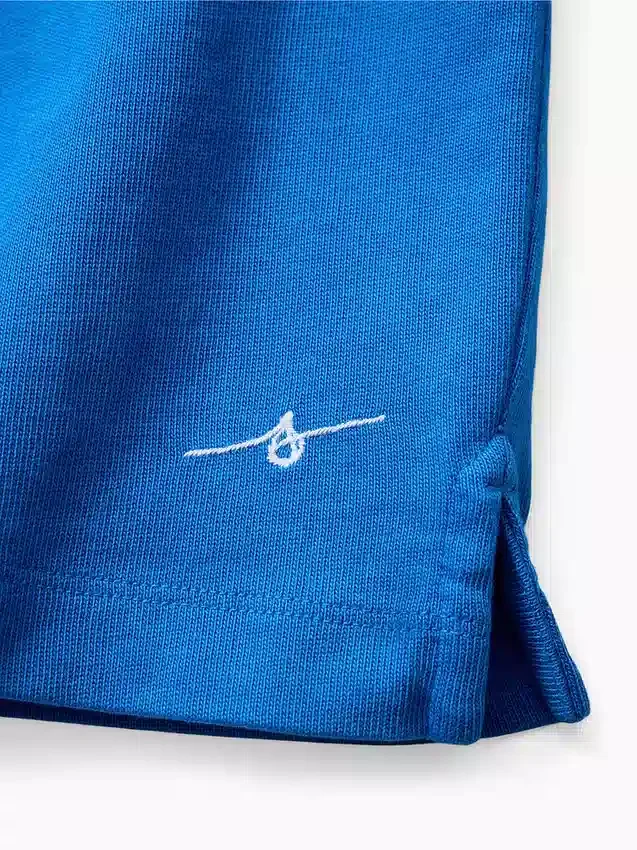 T-shirt bleu pour enfants « Relaxed Logo »