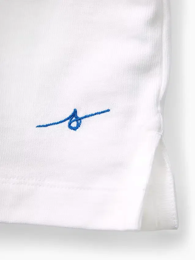 T-shirt bleu pour enfants « Relaxed Logo »