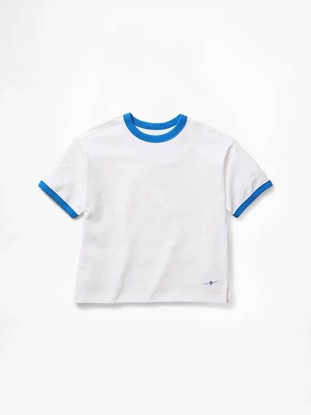 T-shirt bleu pour enfants « Relaxed Logo »