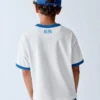 T-shirt bleu pour enfants « Relaxed Logo »