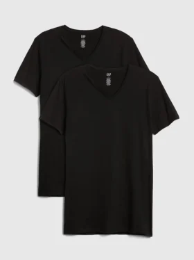 T-shirt classique à col en V (lot de 2)