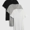 T-shirt classique à col en V (lot de 3)