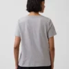 T-shirt à col en V Vintagesoft en coton bio