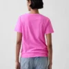 T-shirt à col en V Vintagesoft en coton bio