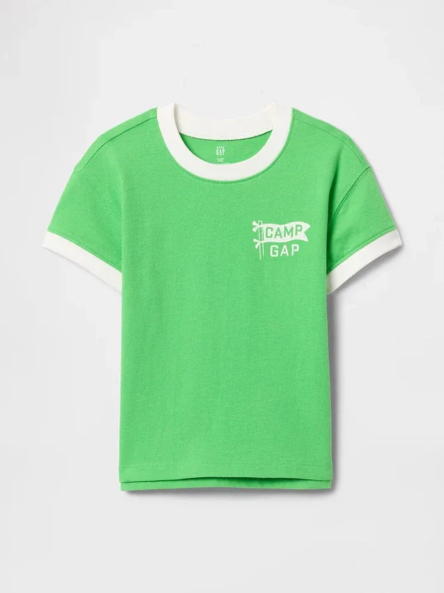T-shirt à col ras-du-cou « Camp GAP » pour Bébé & Enfant