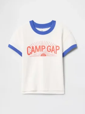 T-shirt à col ras-du-cou « Camp GAP » pour Bébé & Enfant