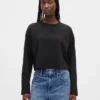 T-shirt court en coton épais