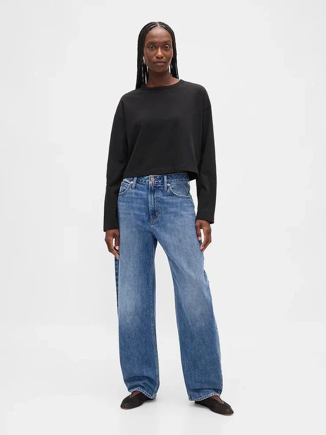 T-shirt court en coton épais