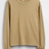 T-shirt court en coton épais