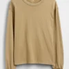 T-shirt court en coton épais