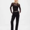 T-shirt court en maille