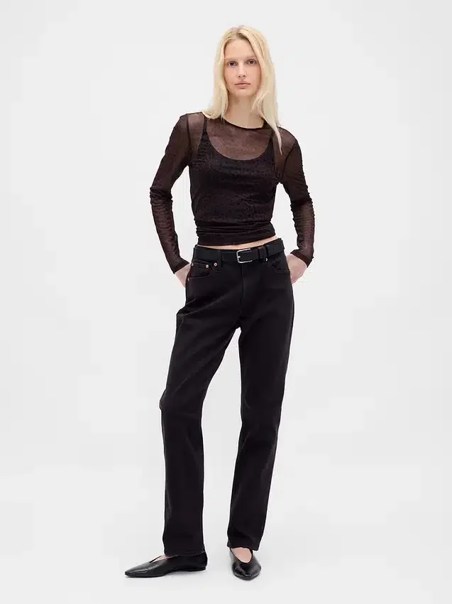 T-shirt court en maille