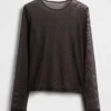 T-shirt court en maille