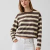 T-shirt court oversize en maille