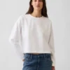 T-shirt court oversize en maille