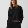 T-shirt court oversize en maille