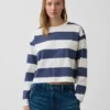 T-shirt court oversize en maille