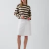 T-shirt court oversize en maille