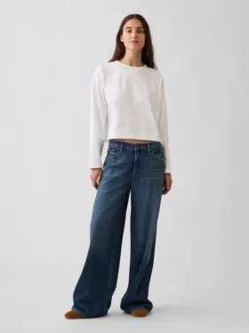 T-shirt court oversize en maille