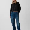 T-shirt court oversize en maille