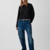 T-shirt court oversize en maille