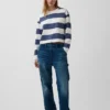 T-shirt court oversize en maille