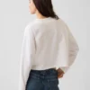 T-shirt court oversize en maille