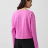 T-shirt court oversize en maille